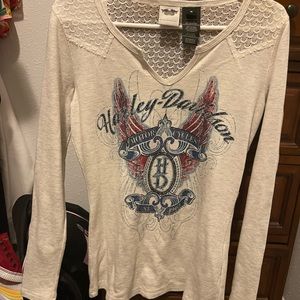 Harley Davidson long sleeve shirt medium women
